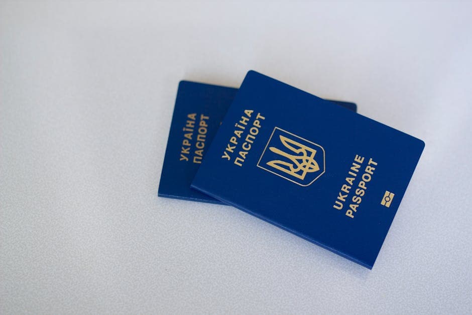 A notary's seal pressed onto a certified true copy of a passport in a bilingual Ottawa office, illustrating notarial copy versus certified copy