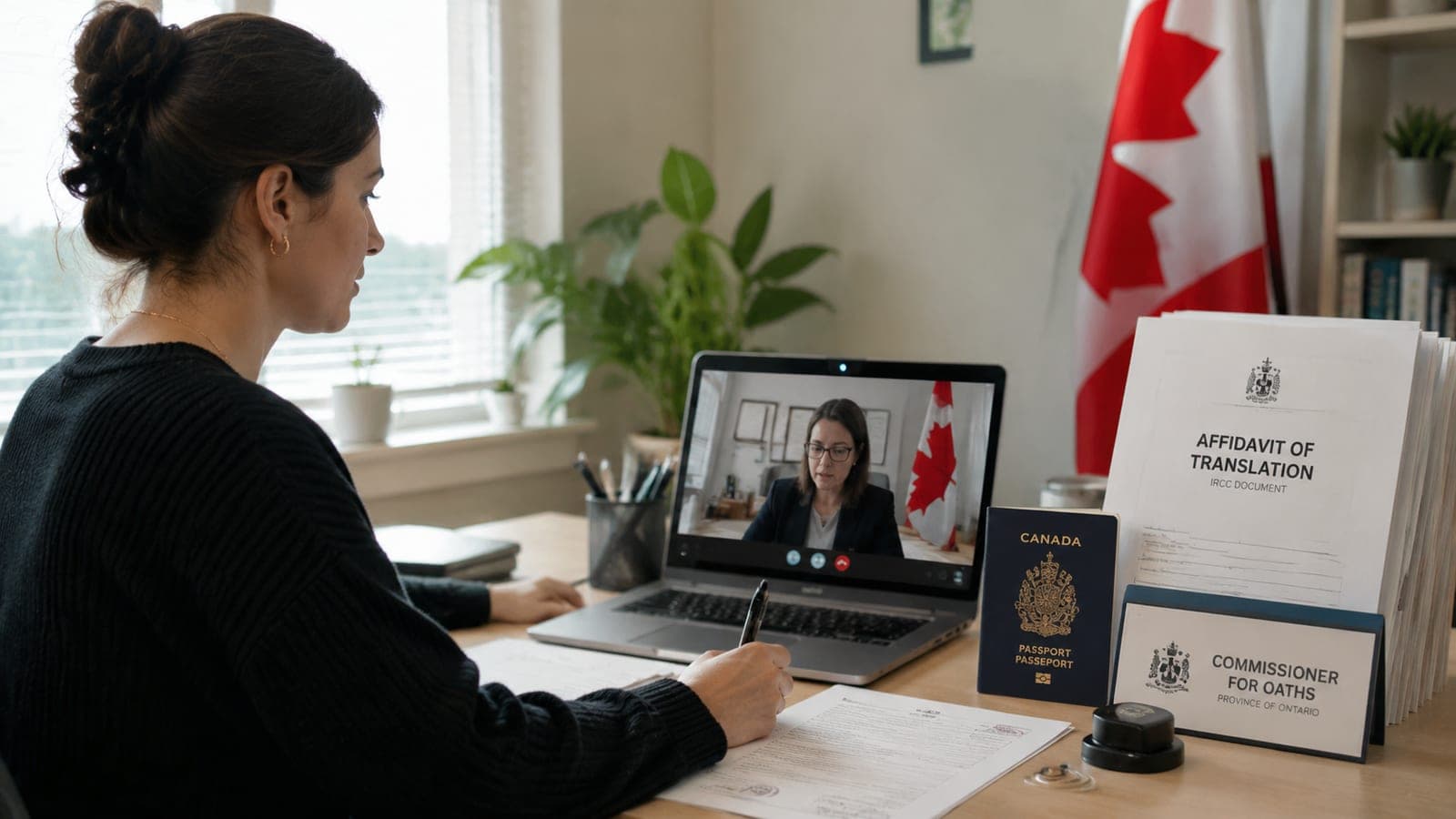 Affidavit of Translation: Notarize Online in Canada for IRCC & Beyond