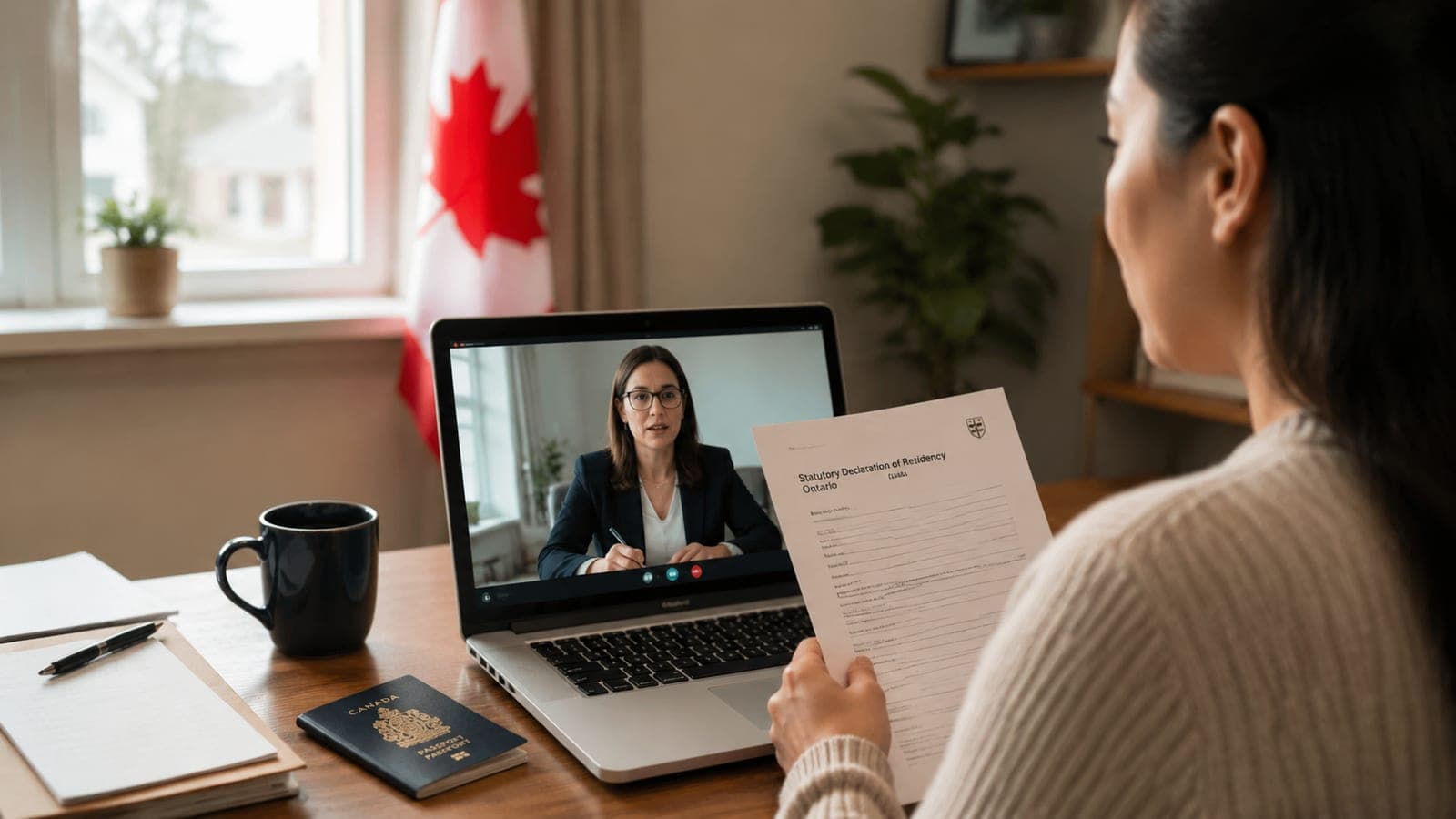 Statutory Declaration of Residency: Notarize Online in Ontario