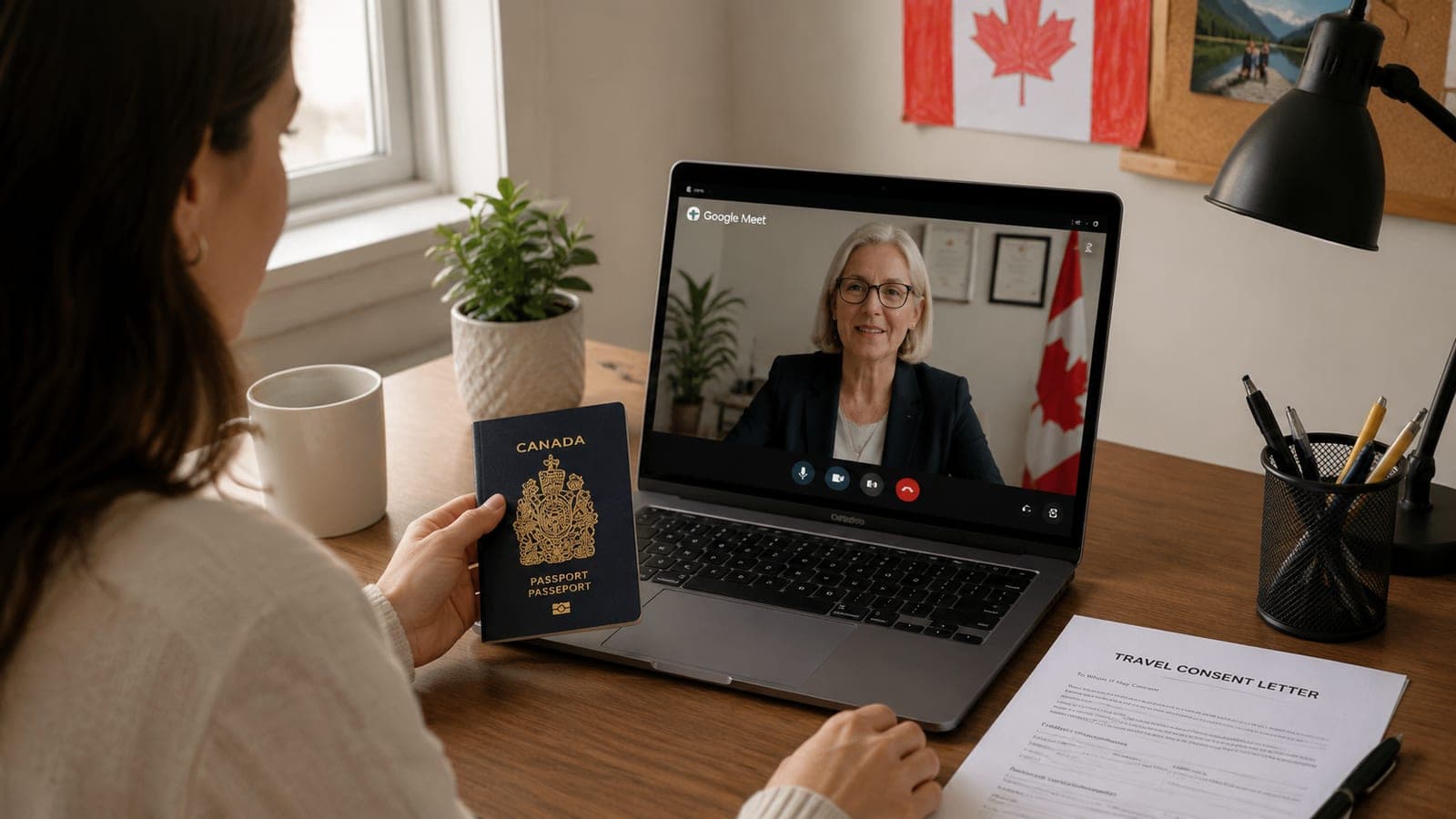 Notarize a Travel Consent Letter Online in Canada — By Video, Any City